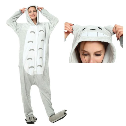 Adult Totoro Onesie Pajamas Cat Kigurumi Costume Pajama