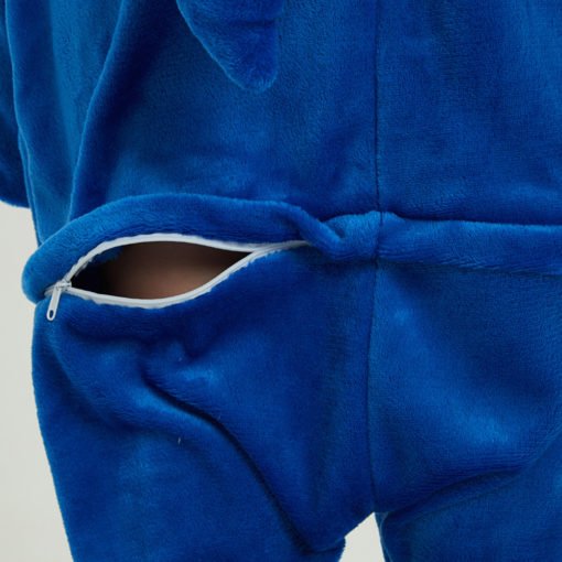 Blue Adult Shark Onesie Oajamas for Women Men Kigurumi Costume Pajama - Image 8