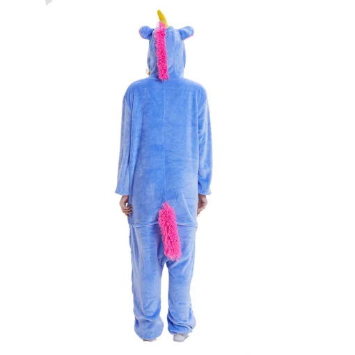 Blue Unicorn Onesies Kigurumi Adult Animal Costume Pajama