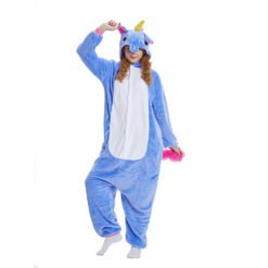 Blue Unicorn Onesies Kigurumi Adult Animal Costume Pajama