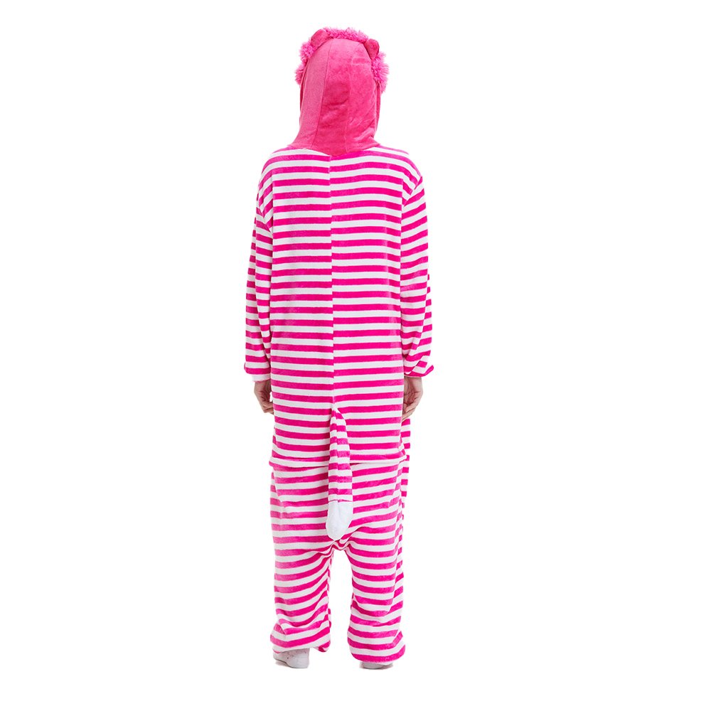 parade Grandpa barrier Pink Cheshire Cat Onesie Kigurumi Adult Pajama Halloween Party Costumes -  Allonesie