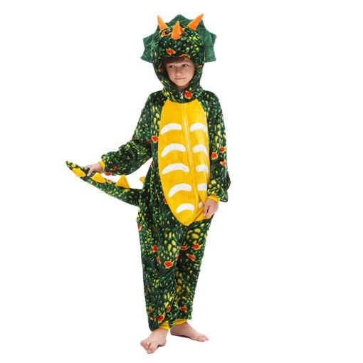 Kids Dinosaur Onesie Toddler Kigurumi Animal Costumes Pajamas - Image 2