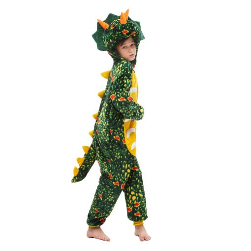 Kids Dinosaur Onesie Toddler Kigurumi Animal Costumes Pajamas - Image 3