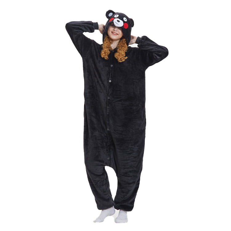 Kumamon Bear Onesie Adult Animal Kigurumi Pajamas Costume Allonesie