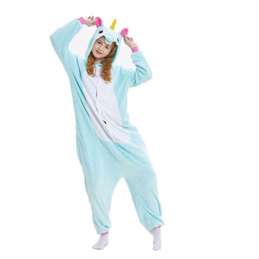 Light Green Unicorn Onesie Kigurumi Adult Kid's Animal Onesie Costume Pajama