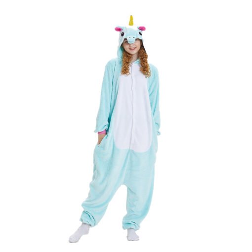 Light Green Unicorn Onesie Kigurumi Adult Kid's Animal Onesie Costume Pajama