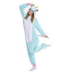 Light Green Unicorn Onesie Kigurumi Adult Kid's Animal Onesie Costume Pajama