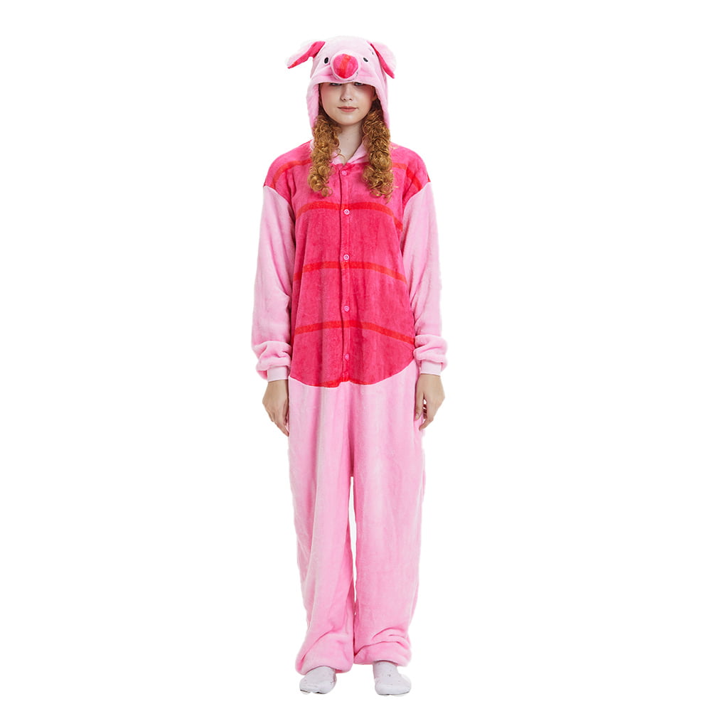 Winnie the Pooh Costume Piglet Onesie Costumes Adult Onesies Kigurumi  Pajamas - Allonesie