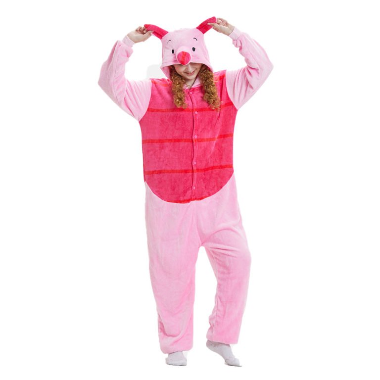 Winnie the Pooh Costume Piglet Onesie Costumes Adult Onesies Kigurumi Pajamas Allonesie