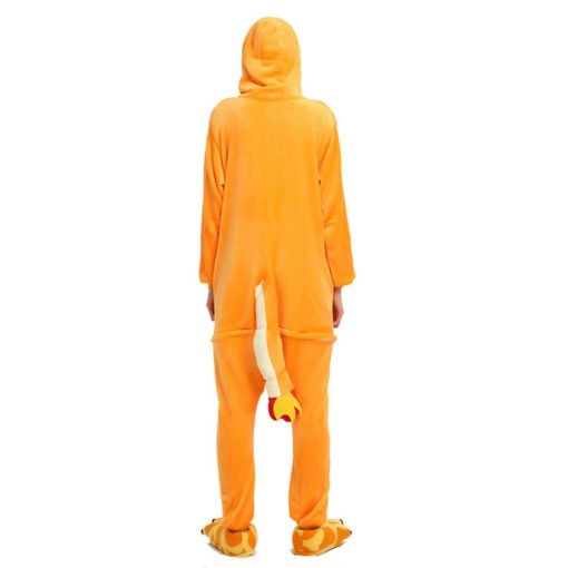 Pokemon Charmander Onesie Women & Men Kigurumi Pajama Pokemon Carnival Costumes