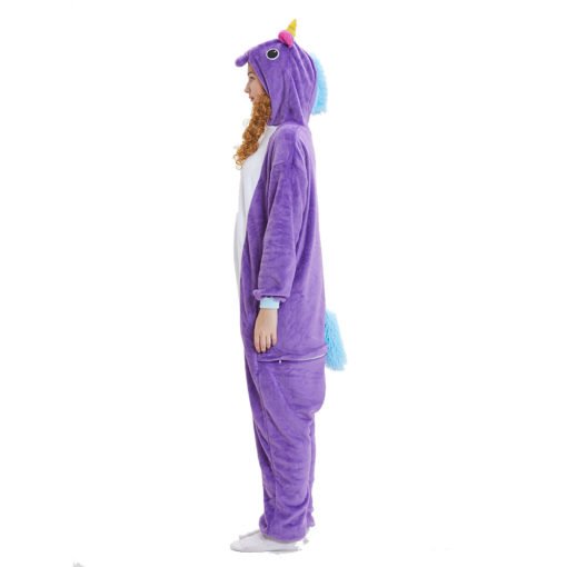 Purple Unicorn Onesie Kigurumi Adult Animal Costume Pajama