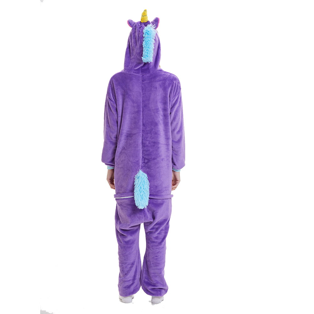 Purple unicorn onesie for adults sales