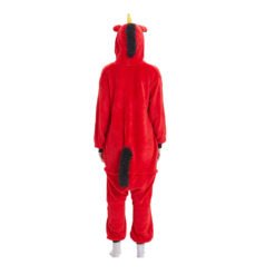 Red Unicorn Onesie Kigurumi Costumes Pajama Onesies