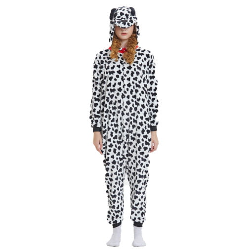 Spotted Dog Onesie Animal Pajamas Adult Kigurumi Party Costumes