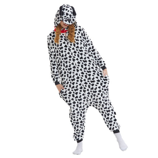 Spotted Dog Onesie Animal Pajamas Adult Kigurumi Party Costumes