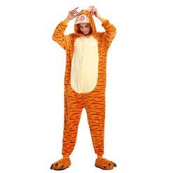 Winnie the Pooh Tigger Onesie Cute Costume Animal Onesie Pajamas For Adult