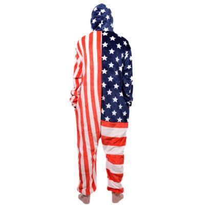 American Flag Onesie Adults Costumes Pajamas Kigurumi - Allonesie