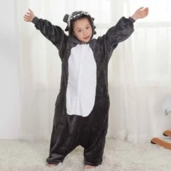 animal wolf onesie for kids