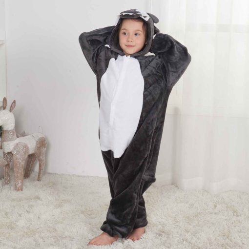 animal wolf onesie for kids