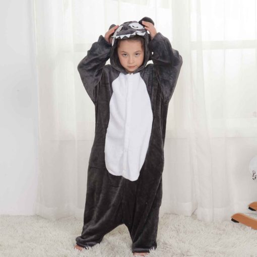 animal wolf onesie for kids