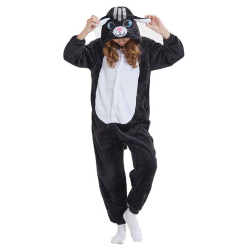 black cat onesie