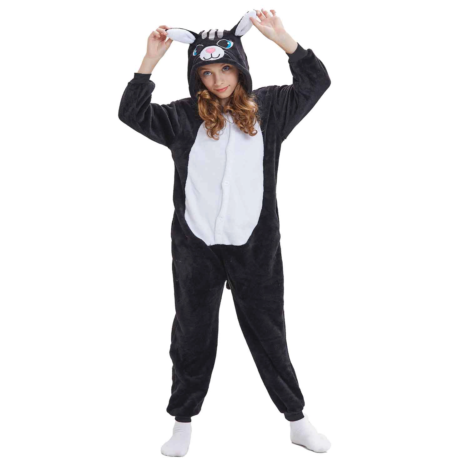 black cat onesie