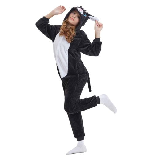 black cat onesie