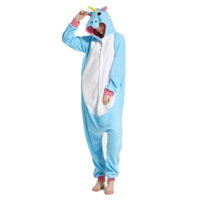 blue unicorn onesie