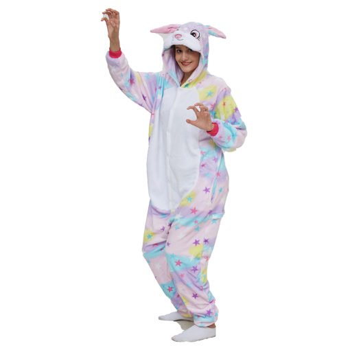 Bunny Onesie Women Men Rabbit Kigurumi Animal Costumes Pajamas - Image 6