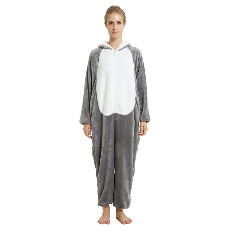 Siberian Husky Onesie Dog Onesie Kigurumi Adult Animal Costume Pajama ...