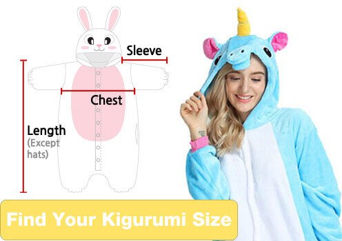 find your kigurumi size