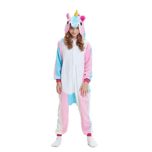 girls rainbow unicorn onesie