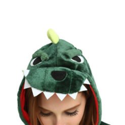 green dinosaur onesie