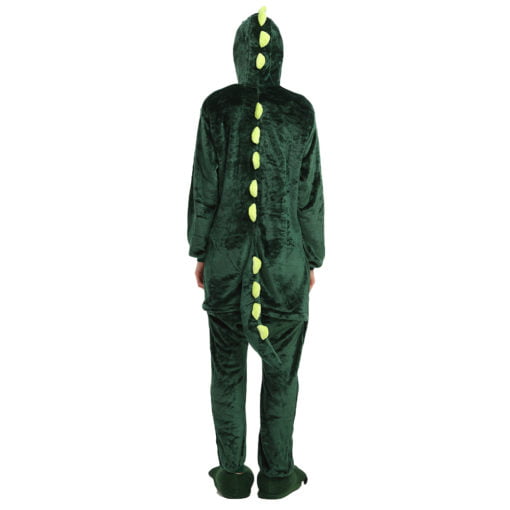 green dinosaur onesie