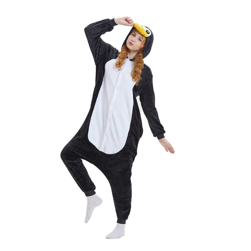 Penguin Onesie For Adult Kigurumi Animal Costumes Pajamas Allonesie — free download
