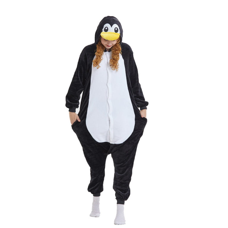Penguin Onesie For Adult Kigurumi Animal Costumes Pajamas Allonesie — free download