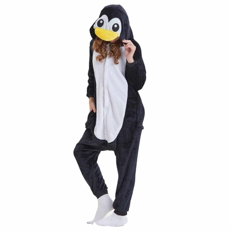 Penguin Onesie Kids Animal Pajamas Kigurumi Costumes Allonesie — free download