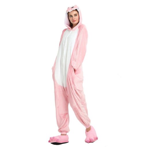 pink dinosaur onesie