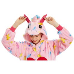 red heart unicorn onesie