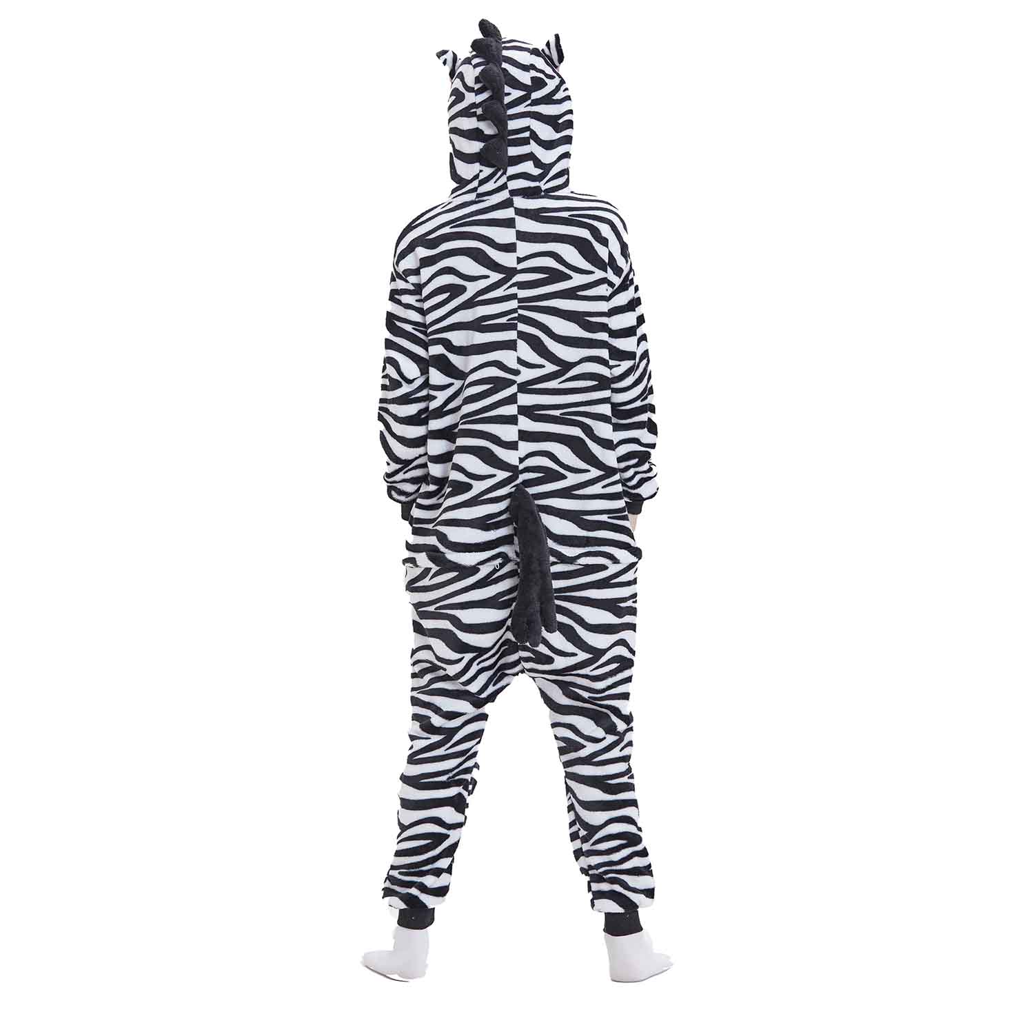 Kids Zebra Onesie Child Kigurumi Animal Costumes Pajamas Allonesie