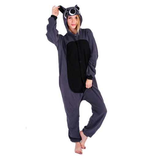 raccoon onesie