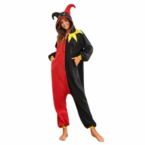 Harley Quinn clown onesie