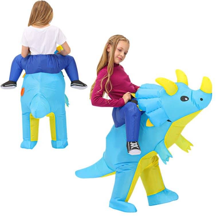 Dinosaur Rider Costume Funny Blow Up Costumes for Adult & Kids