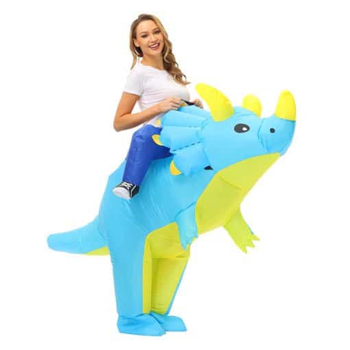 Dinosaur Rider Costume Funny Blow Up Costumes for Adult & Kids