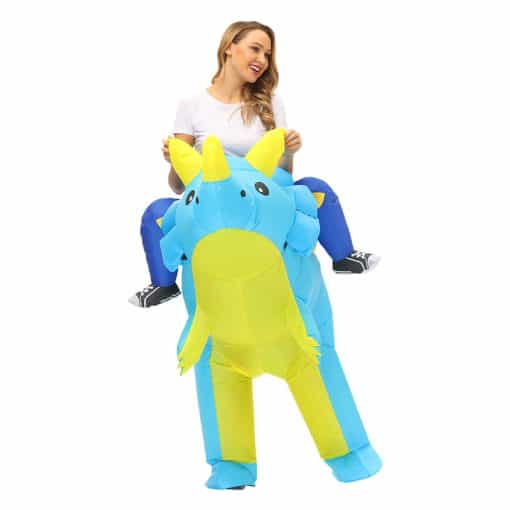Dinosaur Rider Costume Funny Blow Up Costumes for Adult & Kids