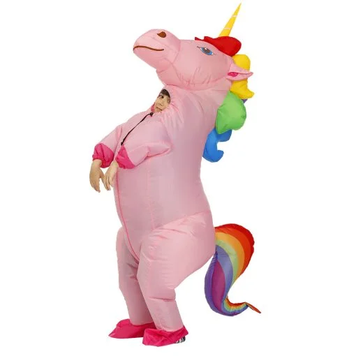 blow up unicorn costume