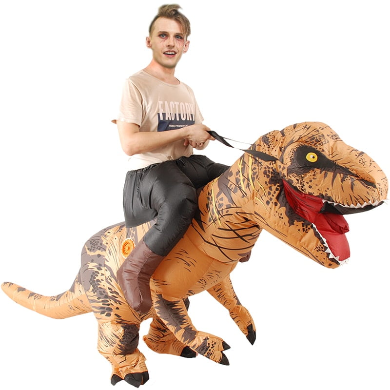 Inflatable T-Rex Dinosaur Costume for Adults - Jurassic World. The