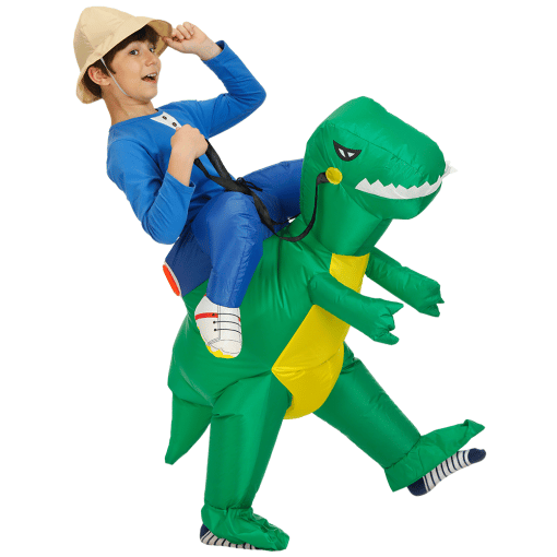 cheap riding dinosaur inflatable t rex costume for adult & kids baby