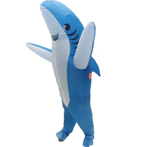 inflatable shark costume