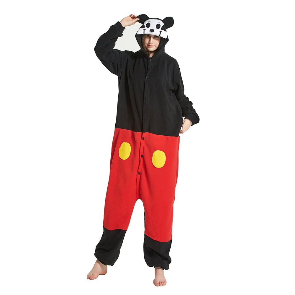 Mickey Mouse Onesie Pajamas Adult Kigurumi Halloween Costum - Allonesie